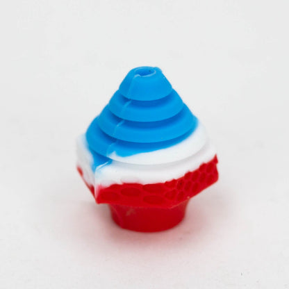 Silicone Cap - Fit For 510 Batteries - Bag of 10 Rasta Colors