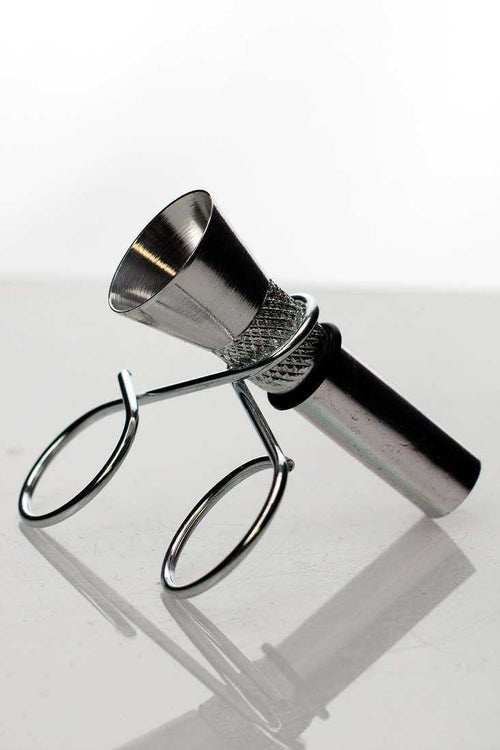 Metal bowl slide with clip