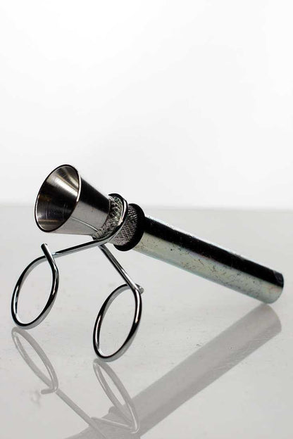 Metal bowl slide with clip