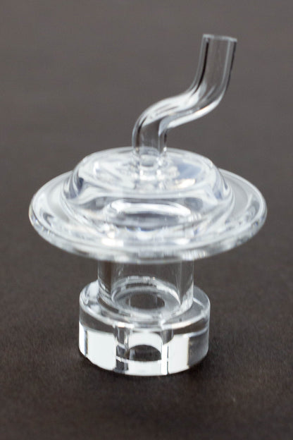 Clear Glass Quartz Carb Cap Pack of 2