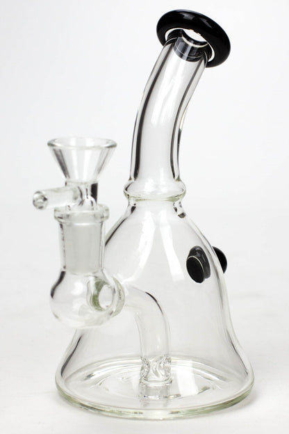 6" 2-in-1 fixed 3 hole diffuser bell bubbler