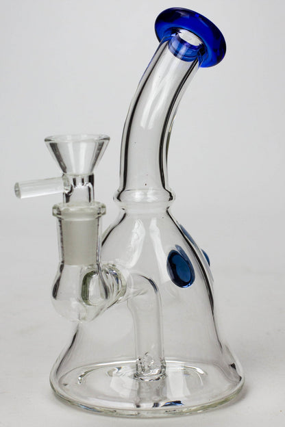6" 2-in-1 fixed 3 hole diffuser bell bubbler