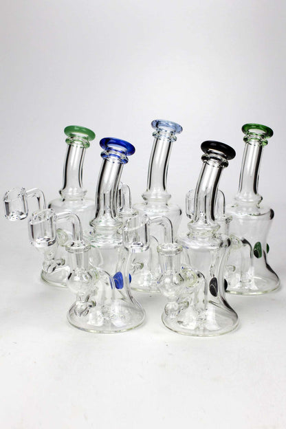 6" 2-in-1 fixed 3 hole diffuser Skirt bubbler