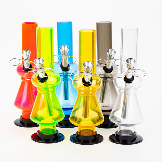 8" acrylic water pipe assorted [FD series]