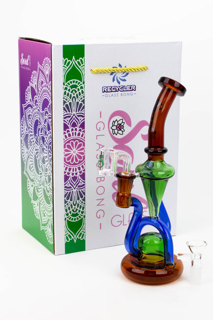 10" SOUL Glass 2-in-1 recycler [S2062]