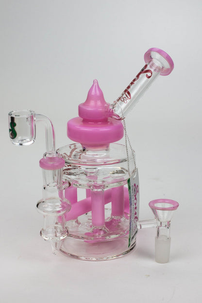 7" SOUL Glass 2-in-1 Double deck recycler bong