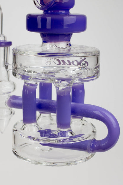 7" SOUL Glass 2-in-1 Double deck recycler bong